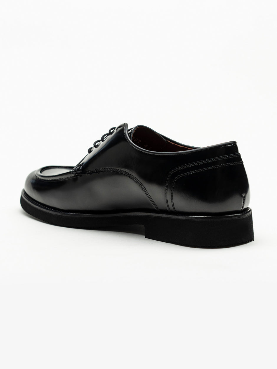 Pantofi Barbati Derby Piele Naturala Negri BMan0426 (6)
