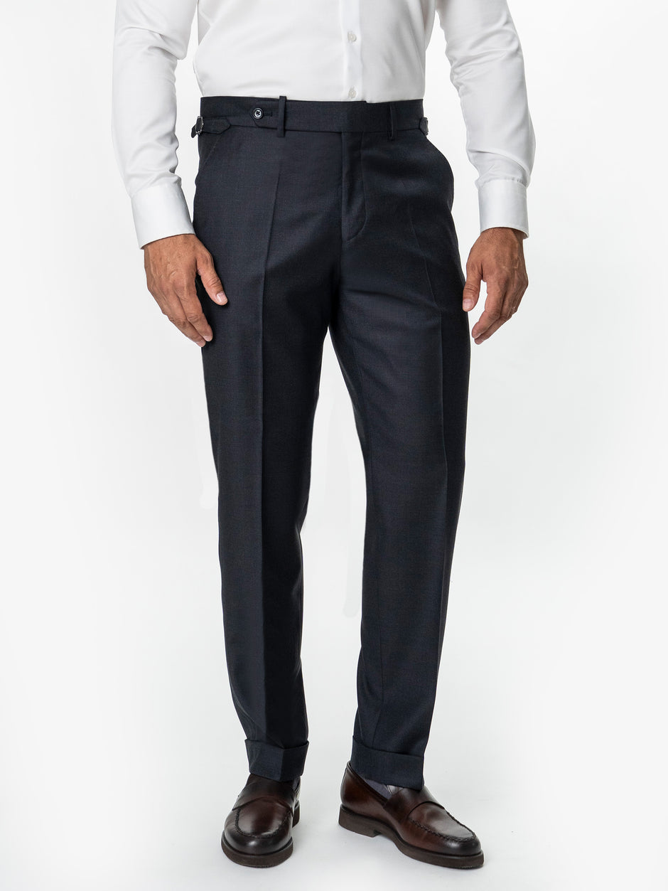 Costum Barbati Gri Inchis 100% Lana Doua Randuri Stofa Vitale Barberis Bman0005 (6)