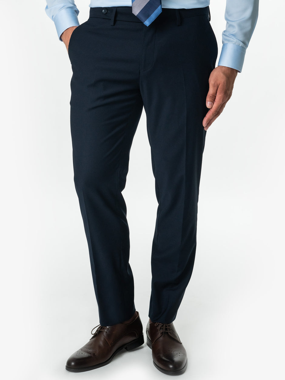 Costum Bleumarin Barbati Elegant Din Lana Sarto BMan0018 (7)