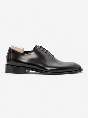 Pantofi Eleganti Barbati Negru Semilucios Oxford Piele Naturala BMan0334