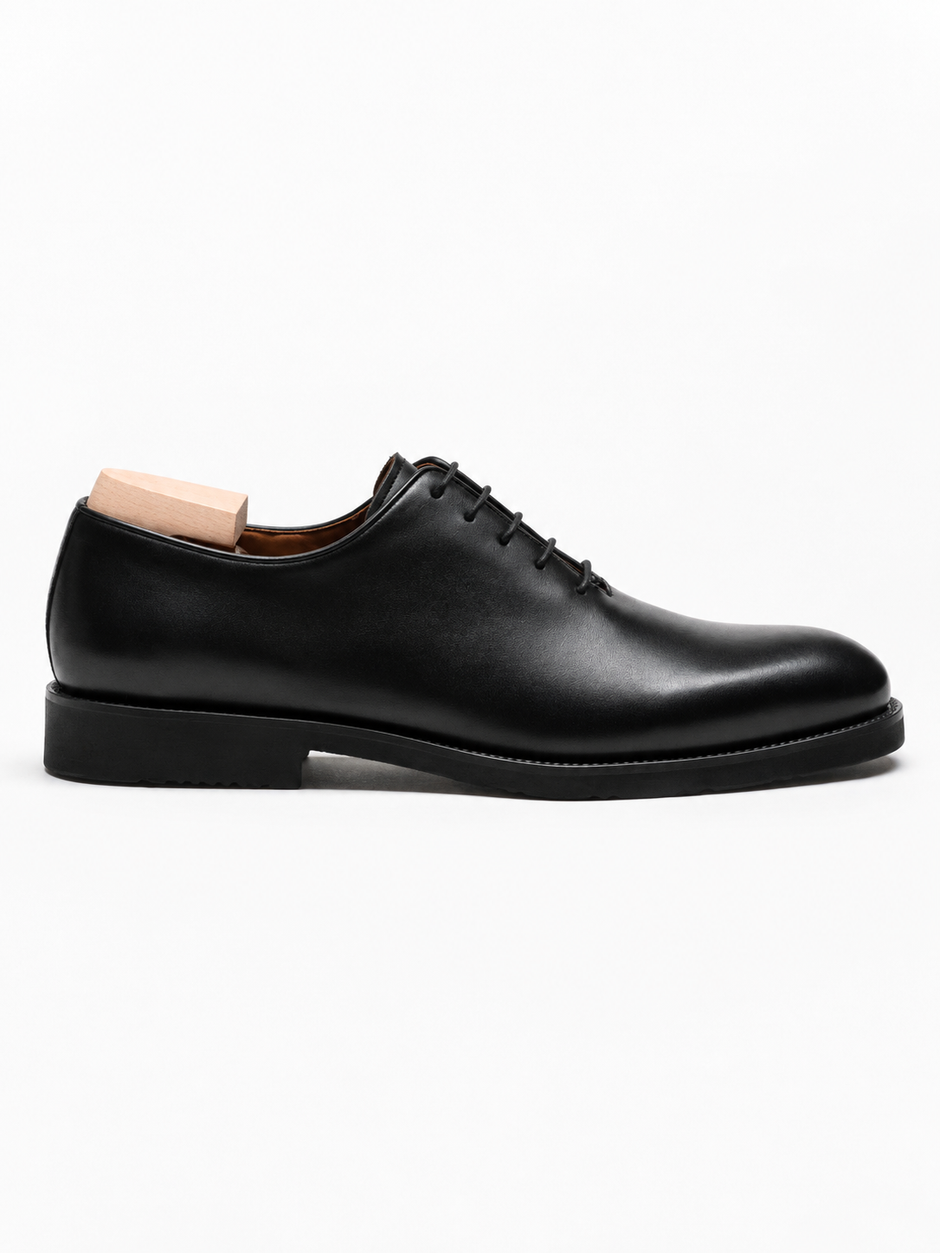 Pantofi Eleganti Barbati Negri Oxford Piele Naturala Talpa Eva BMan0330 (1)