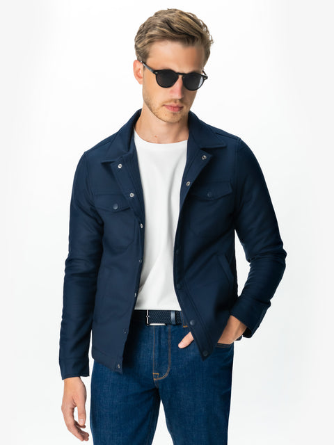 Geaca Office Barbati Bleumarin Sezon Toamna Design Safari BMan0225 (6)