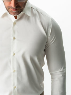 Camasa Barbati Eleganta Alba 100% Bumbac All Season Bman0030
