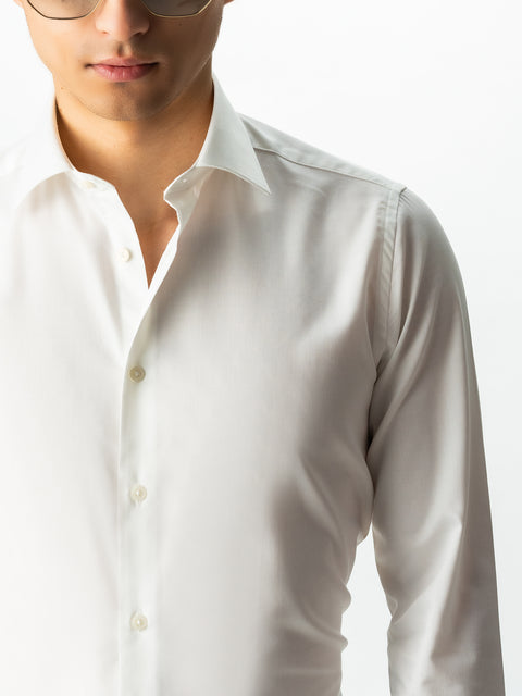 Camasa Barbati Smart Casual & Office Alba Corporate 100% Bumbac Usor De Calcat All Season Bman0031 (7)