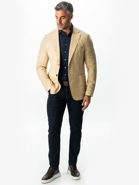 Camasa Bărbați Office & Smart Casual Bleumarin Din Bumbac Natural Tip Flanel BMan0037 (4)