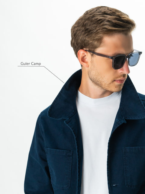 Jacheta Barbati Albastru Bleumarin Tip Overshirt Toamna-Iarna BMan0220 (8)