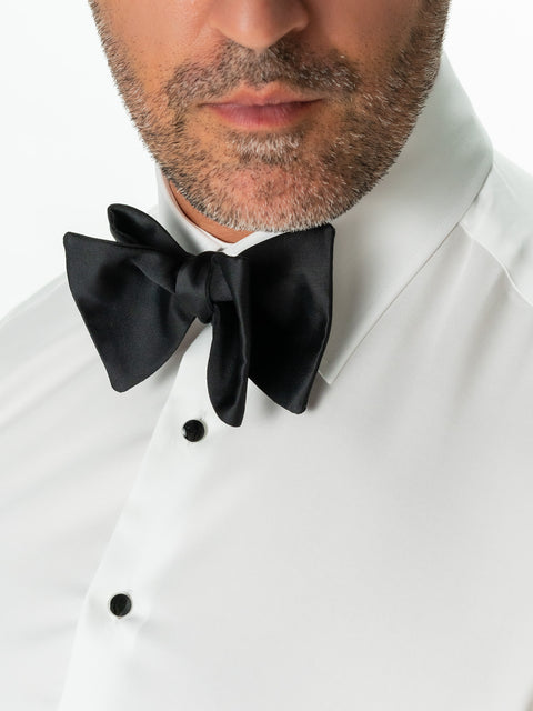 Cămașă Premium Bumbac Elegantă Albă Ceremonie Și Gală Guler Montana BMan0025 (2)