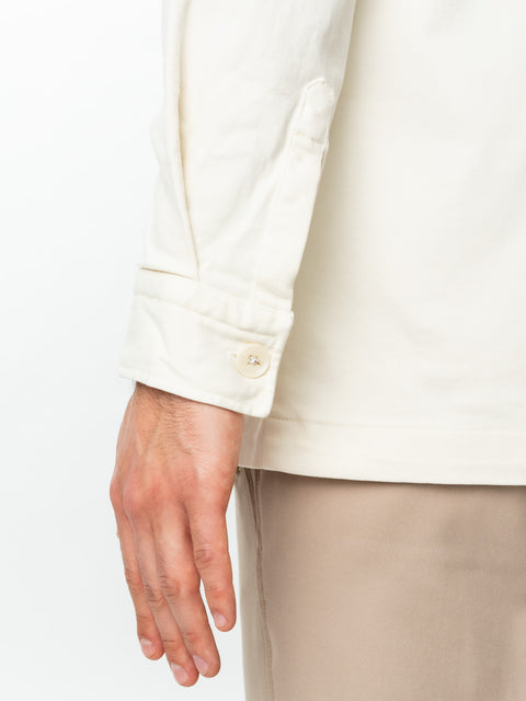 Jacheta Crem Tip Overshirt Camasa Safari Barbati Toamna & Iarna Din Bumbac BMan0038 (4)