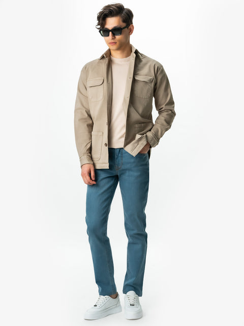 Pulover Casual Crem Bărbați 100% Bumbac Premium Levent Cottone Toamna&Iarna  BMan0008 (9)
