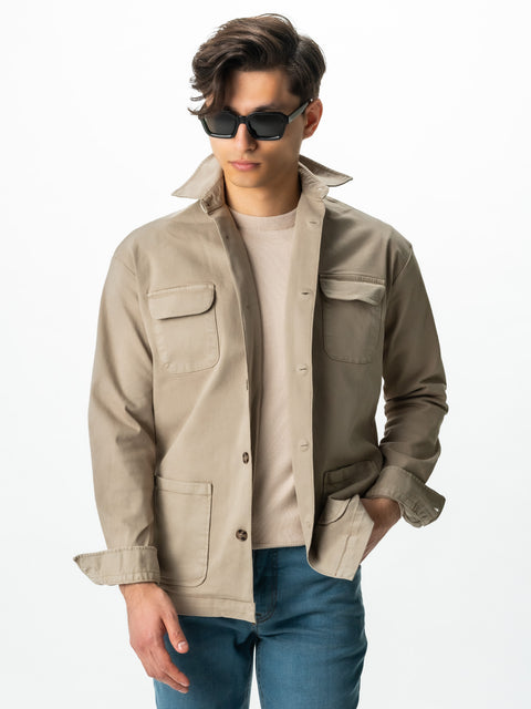 Pulover Casual Crem Bărbați 100% Bumbac Premium Levent Cottone Toamna&Iarna  BMan0008 (4)