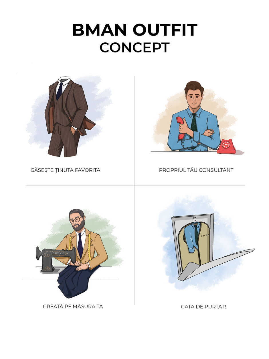 Tinuta Completa Barbati Smart Casual Desmon BMan0788 (9)