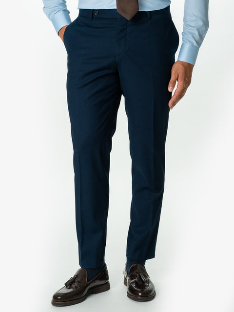 Costum Barbati Elegant Albastru Texturat Pentru Nunți & Evenimente Formale BMan0020 (5)