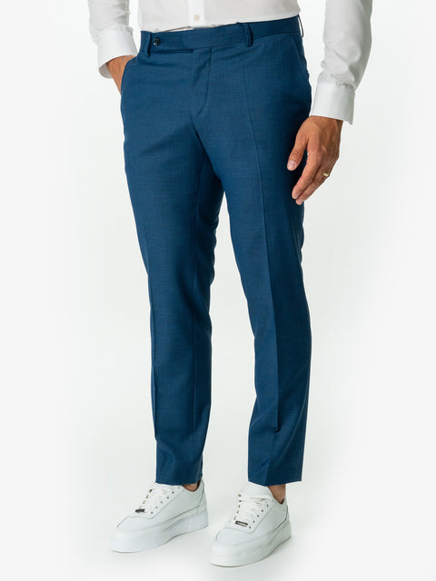 Costum Barbati Albastru Ocean Eveniment Modern Casual BMan0019 (6)