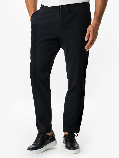 Costum Negru Premium City Flexo Barbati Modern Casual & Office Gluga Detasabila Toamna & Iarna BMan0030 (5)