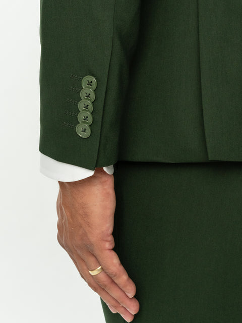 Costum Elegant Barbati Verde Brad In Trei Piese Eveniment Formal BMan0011 (9)