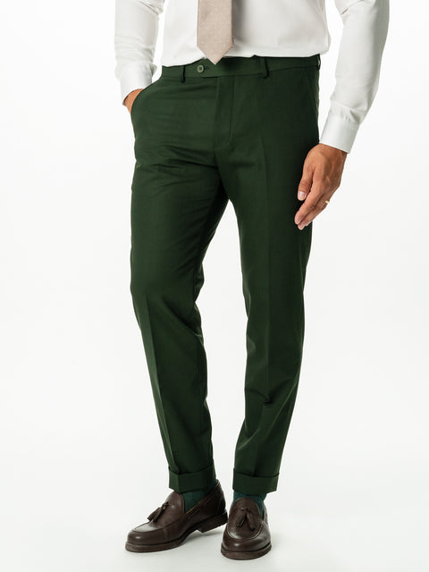 Costum Elegant Barbati Verde Brad In Trei Piese Eveniment Formal BMan0011 (6)