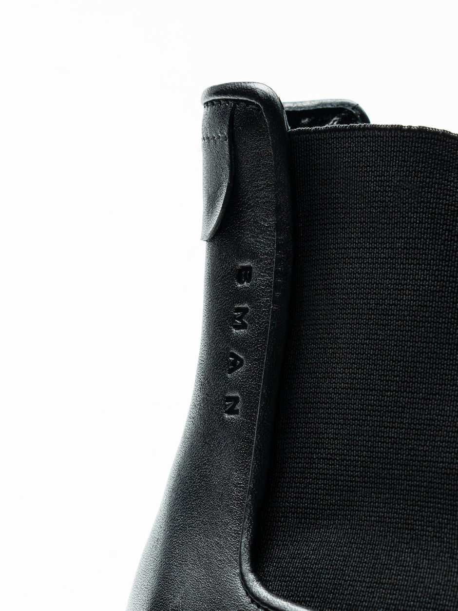 Ghete Barbati Negre De Iarna 100% Piele Naturala Cu Talpa Ortopedica Flexo City BMan146 (6)