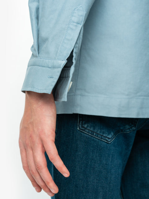 Jacheta Albastru Sky Tip Overshirt Camasa Barbati Sezon Toamna & Iarna Din Bumbac BMan0228 (6)