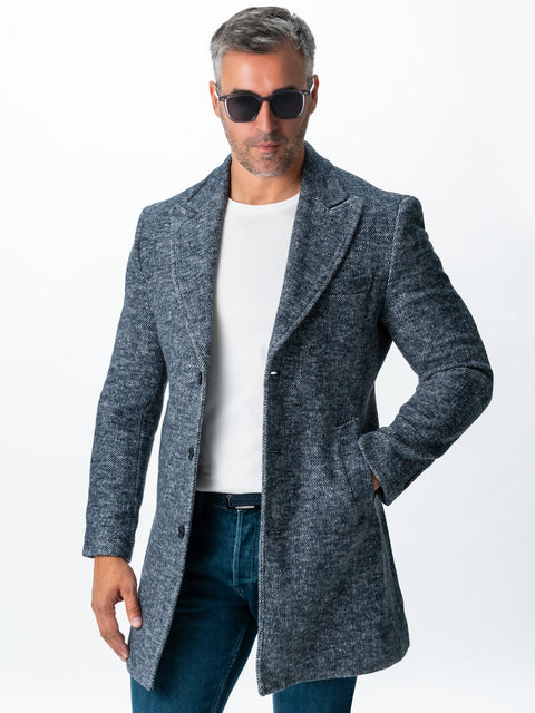 Blugi Slim Fit Barbati Office Albastru Cu Tonuri Verde Petrol Sezon Toamna&Iarna BMan334 (7)