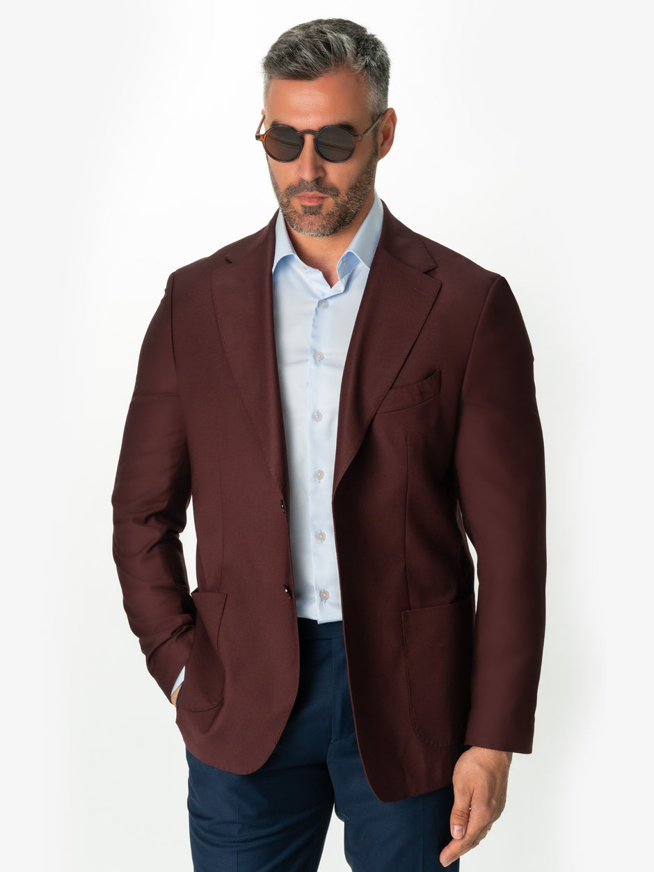 Pantaloni Albastri Eleganți Barbati Din Stofa De Lana Sarto All Season BMan700 (7)