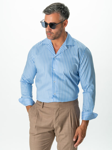 Pantaloni Cu Pense Gurkha Barbati Bej Texturat Stofa Confort BMan703 (7)