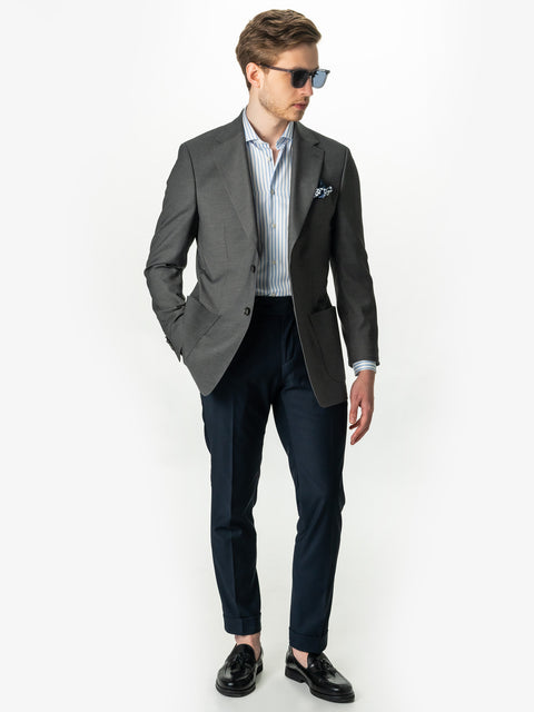 Pantaloni Barbati Cu Pense Model Gurkha Bleumarin BMan702 (3)