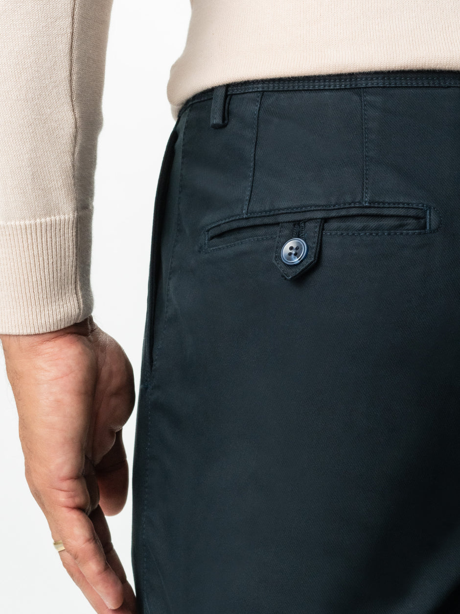 Pantaloni Casual Chinos Barbati Bleumarin Bumbac Santanderia BMan521 (4)