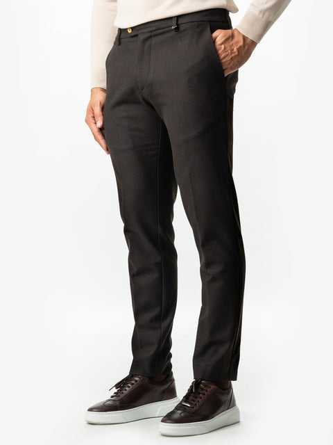 Pantaloni Barbati Office & Business Maro Inchis Modern Fit Stofa Sezon Toamna Iarna BMan0002 (7)