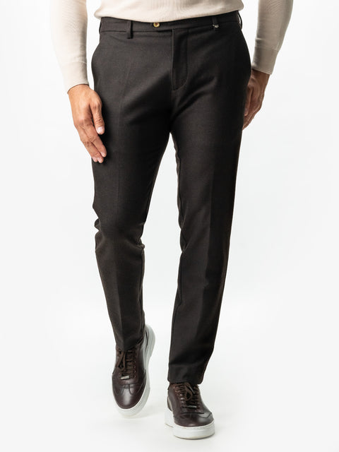 Pantaloni Barbati Office & Business Maro Inchis Modern Fit Stofa Sezon Toamna Iarna BMan0002 (5)