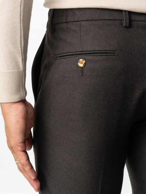 Pantaloni Barbati Office & Business Maro Inchis Modern Fit Stofa Sezon Toamna Iarna BMan0002 (4)