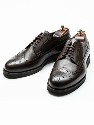 Pantofi Maro Barbati Eleganti & Business All Season Design Derby Brogue 100% Piele Naturala BMan0410