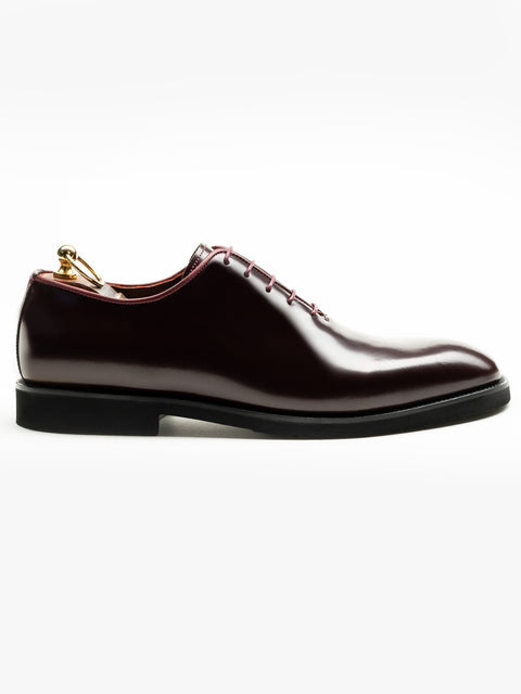 Pantofi Eleganti Barbati Oxford Bordo Semilucios 100% Piele Naturala BMan0403 (7)