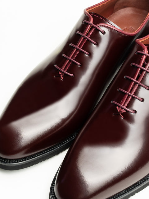Pantofi Eleganti Barbati Oxford Bordo Semilucios 100% Piele Naturala BMan0403 (3)