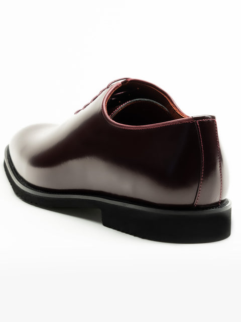 Pantofi Eleganti Barbati Oxford Bordo Semilucios 100% Piele Naturala BMan0403 (9)