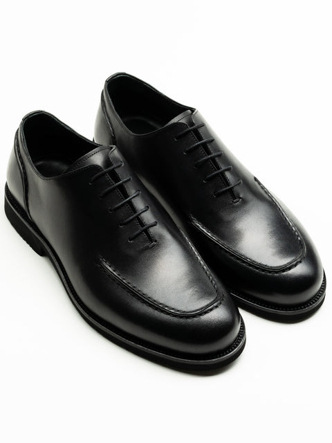 Pantofi Negri Barbati Eleganti Zorlu Design Cu Talpa Din Spuma 100% Piele Naturala BMan0404 (6)