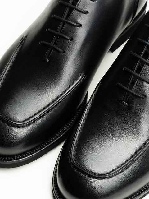 Pantofi Negri Barbati Eleganti Zorlu Design Cu Talpa Din Spuma 100% Piele Naturala BMan0404 (3)
