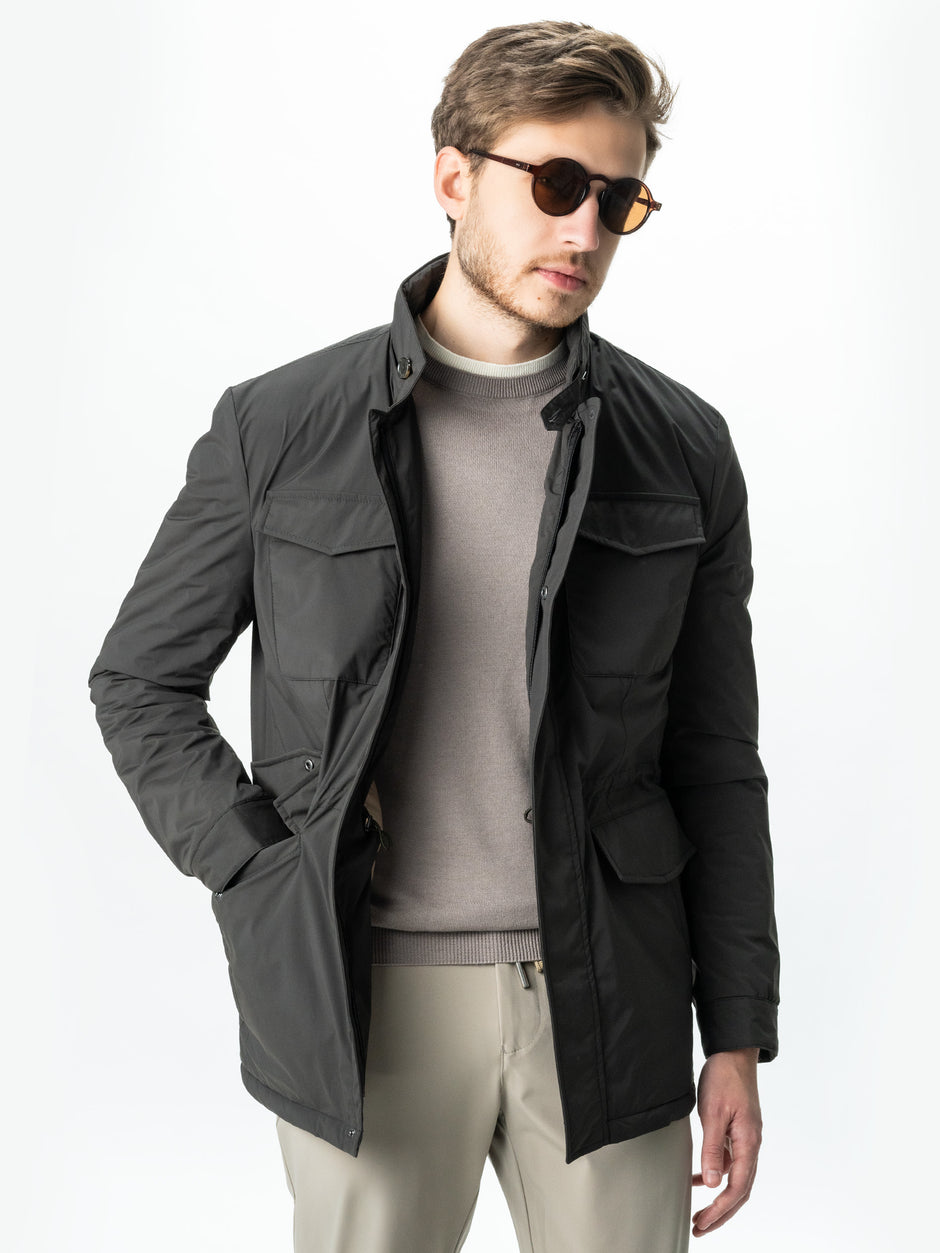 Pulover Barbati Casual Din Bumbac Bej Guler Circular Dublat BMan0011 (9)