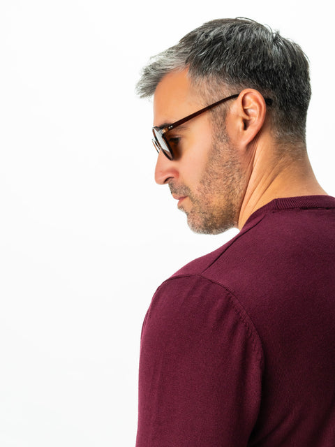 Pulover Office Bordo Bărbați 100% Bumbac Premium Levent Cottone Toamna&Iarna  BMan0008 (7)