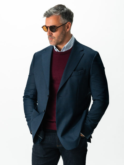 Pulover Office Bordo Bărbați 100% Bumbac Premium Levent Cottone Toamna&Iarna  BMan0008 (4)