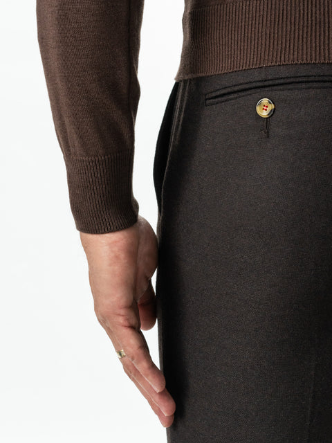 Pulover Barbati Office Maro Inchis Guler Polo Fara Nasturi Bumbac Soft 100% Natural Galbiatti Cotton Toamna&Iarna  BMan0013 (6)