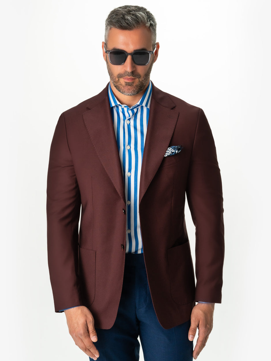 Camasa Barbati Business Albastru Marine În Dungi Bumbac Poplin BMan0016 (3)