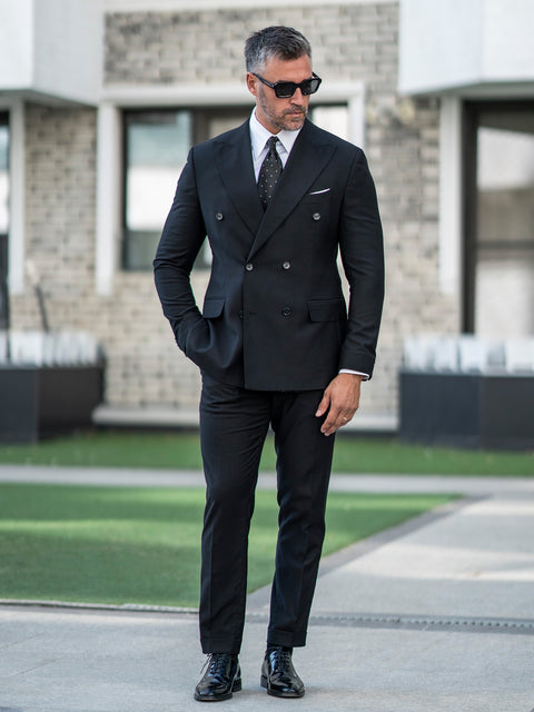 Tinuta Barbati Elegant & Business Formal Black & White BMan0767 (1)