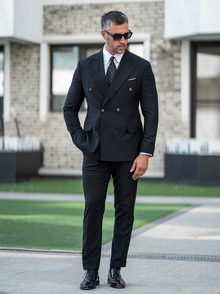 Tinuta Completa Barbati Eleganta Black & White BMan0767 (1)