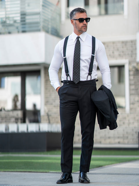 Tinuta Barbati Elegant & Business Formal Black & White BMan0767 (2)