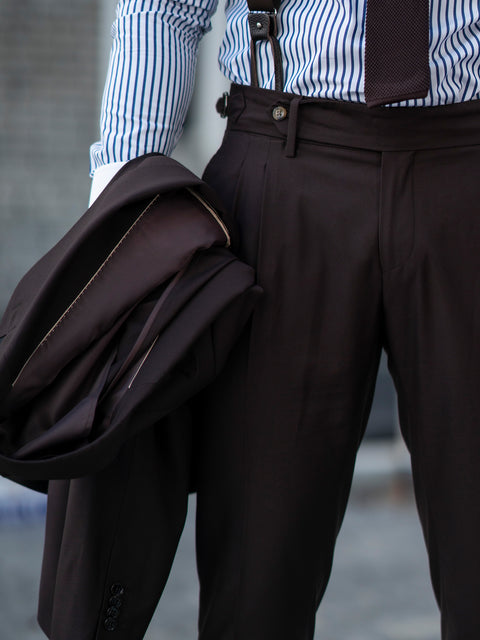 Tinuta Barbati Elegant & Business Formal Brown Carlo BMan0768 (5)