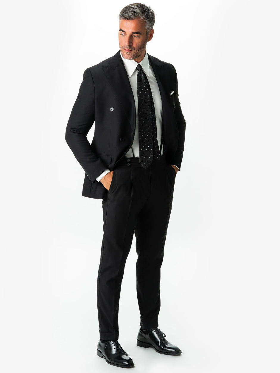 Tinuta Completa Barbati Eleganta Black & White BMan0767 (8)