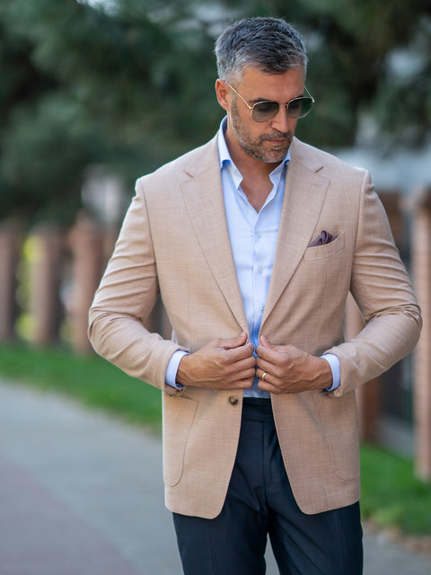 Tinuta Barbati Smart Casual Din Piese Diferite Pentru Evenimente Alexio BMan0769 (2)