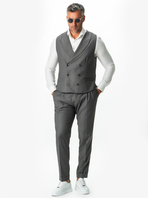 Tinuta Barbati Smart Casual Completa Grey Amarciano BMan0760 (1)