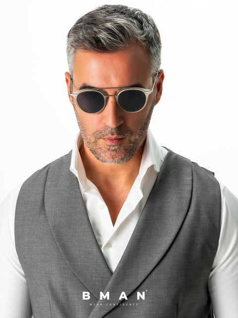 Tinuta Barbati Smart Casual Completa Grey Amarciano BMan0760 (3)
