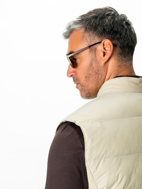 Vesta Casual Barbati De Toamna Crem Design Napoli BMan064 (9)